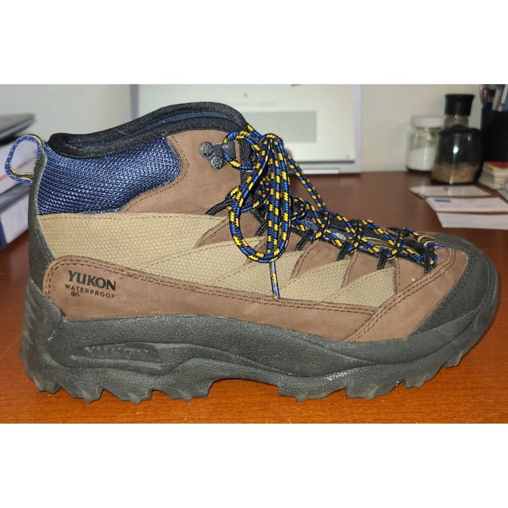 Yukon Rush Mid Men's Hiking Boots Sz. 8.5 M Brown Lace Up Trail